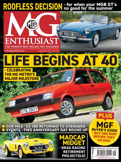 Title details for MG Enthusiast by Kelsey Publishing Ltd - Available